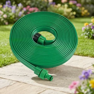 Hantechn Durable Plastic Water Hose Inlet and Plastic Water Delivery Hose for Garden Irrigation