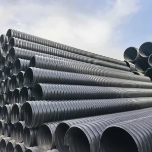 Hdpe Double Wall Corrugated Drainage Pipe Hdpe DN630mm Corrugated Pipe For Underground Drainage System For The Peace