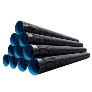Hdpe Double Wall Corrugated Pe Pipe 48 36 Inch 30 Inch 24 Inch 20 Inch Large Diameter Culvert Pipes for Drain