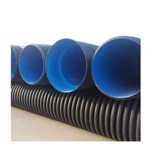 Hdpe Double Wall Corrugated Pipe SN6 800MM Drainage Pipe Dwc Hdpe Plastic Tubes Culvert Pipe 100 Corrugated Pipe