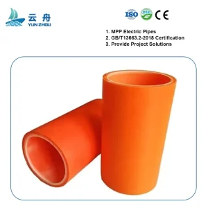 Heat Resistant Eco-Friendly Orange Lightweight Smooth 4-10mm Modified Polypropylene (MPP) Pipe Tube for Cable Protection