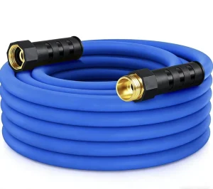 Heavy Duty 25ft 5/8″ Non Expandable Rubber Plastic Water Hose Lightweight Kink Resistant UV Abrasion Corrosion Resistant