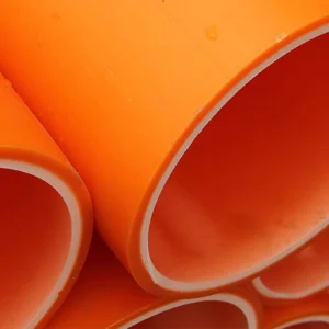 Heavy Duty CPVC Flexible High Pressure Heat Resistant Eco Friendly Pipe for High Voltage Buried Power Cable Conduit System