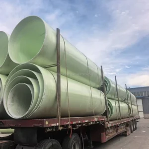 Heavy Duty FRP Pipe GRP Glass Reinforced Plastic Pipe DN25mm Winding Forming Smooth Surface for Industrial Acid