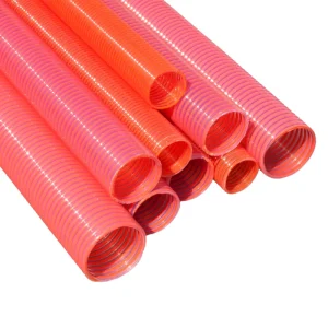 Heavy Duty PVC Suction Hose Reinforced Spiral Helix Corrugated Pipe for Agricultural Irrigation & Industrial Drainage