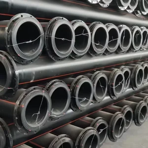 High Abrasion Resistant HDPE Mining Pipe SDR11 SDR17 SDR26 PN10 PN25 Durable PE Slurry Pipe for River Dredging Silt Suction