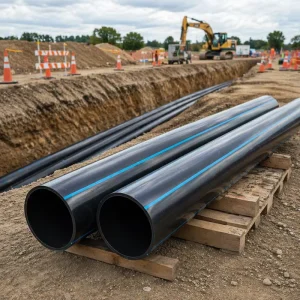 High Density DN20mm-1400mm PE100 HDPE Plastic Tubes for Municipal Engineering
