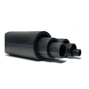 High-Density PE Polyethylene HDPE Plastic Water Supply Pipe for Water Drainage Gas Oil Transportation High Pressure Durable