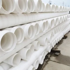 High Density PVC Water Supply Pipe 50mm Diameter UPVC Industrial Drainage Pipe for Factory Wastewater Removal
