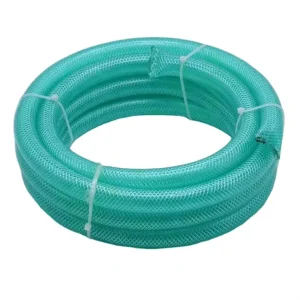 High Intensity Flexible Polyester Reinforced PVC Braided Water Hose Durable Plastic Product with Cutting Processing Service