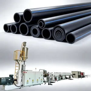 High Output HDPE Water Pipe Extrusion Production Line Automatic PE HDPE Pipe Making Machine Manufacturer