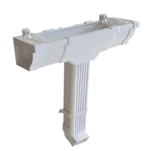 High Performance Plastic Gutter PVC Eaves Gutters Plastics Rainwater Piping System for House