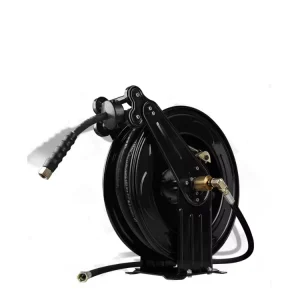 High Pressure 10M Garden Hose Reel Automatic Wire Hose Pipe Reel Retractable Metal Steel Water Air Pressure Washer Hose Reel