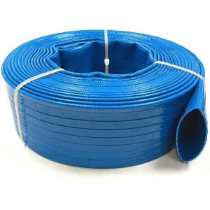 High Pressure 4 6 8 10 bar Agricultural Irrigation Flexible Pump Water Discharge PVC Yellow Blue Red Lay Flat Hose Pipe Tube