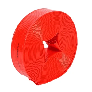 High Pressure Anti UV Plastic PVC Layflat Hose Flexible Water Discharge Pipe for Agricultural Irrigation Construction Mining