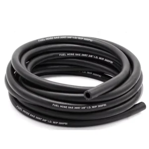 High Pressure Black Nylon Braided 300PSI 1 2 3 8 3 16 5 16 SAE J30 R7 R6 NBR Rubber Fuel Oil Hose