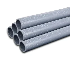 High Pressure CPVC Grey Electrical ASTM D2846 Pipe With Glue Connection For Water Supply Drainage Plumbing System