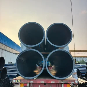 High Pressure DN1000mm (39 Inches) HDPE Polyethylene Anti Corrosion Plastic Pipes for Drainage