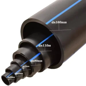 High Pressure Durable Black PE100 HDPE Pipes 18 Inch Diameter CE ISO Certified Virgin