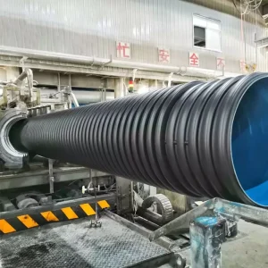 High Pressure Durable HDPE Polyethylene Double wall Corrugated Drainage Sewage Pipe with All Diameters