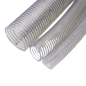 High Pressure Durable PVC Steel Wire Reinforced Transparent Plastic Pumping Hose Low Temperature Resistant Oil Pipe
