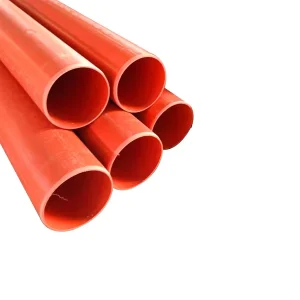 High Pressure Flame Retardant CPVC Plastic Tubes Customizable Cable Line Size Electrical Protection PVC Pipe