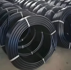 High Pressure Flexible Black PE Corrugated Pipe Electrical Cable Conduit Underground Water Supply Irrigation Systems Qianxin