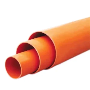 High Pressure Flexible CPVC Power Pipe 50mm Durable Heat Resistant Eco Friendly PVC Pipe