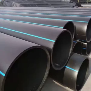 High Pressure Flexible HDPE Corrugated Drainage Pipes DN300-DN600 PVC PE DIN Standard Water Gas Supply Fittings Anti-Corrosion