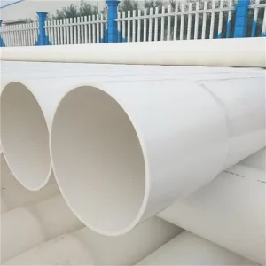 High Pressure Flexible PVC UPVC CPVC Plastic Water Supply Tube Pipe Tubo De Pvc De 100mm