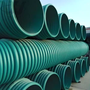 High Pressure Flexible Polyethylene HDPE Double Wall Ribbed Drainage Pipe in Sizes 110 Sn 12 Dn 120 160mm 600 1000mm