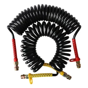 High Pressure Flexible Tube Truck Trailer PU Spiral Coil Air Brake Hose