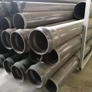 High Pressure Flexible UPVC Water Supply Drainage Pipes 110 1200mm Diameter ISO Certified PVC Pipe