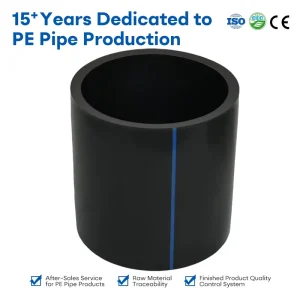 High Pressure HDPE DN400mm Water Supply Pipe with Anti-Corrosion Customizable Length & Color