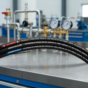 High Pressure High Temperature 1 Inch 2 Inch SAE 100R1AT DIN EN 853 1SN High Pressure Hydraulic Rubber Hose Pipe