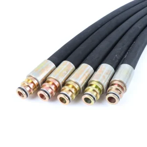 High Pressure Hydraulic Rubber Hose SAE 100 R17 R16 Flexible Wire Braided Oil Pipe Fittings Assembly Industrial