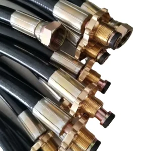 High Pressure Hydraulic Rubber Hose Wire Braided Spiral Flexible Rubber Oil Hose