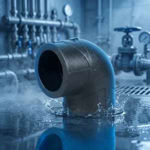 High Pressure ISO 90 Elbows PE Environmental Protection Water Supply Pipes Municipal Irrigation Drainage Customized
