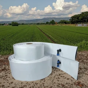 High Pressure LDPE Plastic Irrigation Belt Prefabricated Hole Water Hose for Flat Topography for Irrigation