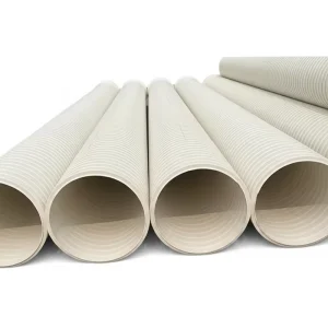 High Pressure Lightweight UPVC Double Wall Corrugated Pipe Direct Manufacturer Durable Eco Friendly Anti Corrosion Insulating