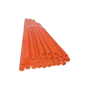High Pressure MPP Power Conduit Pipe Durable Orange Plastic Tubes Anti UV Heat Resistant Eco Friendly Municipal