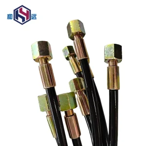 High Pressure Nylon Resin Hydraulic Hose for Pipe Applications Customizable Length 20000 psi Working Pressure Cutting Available