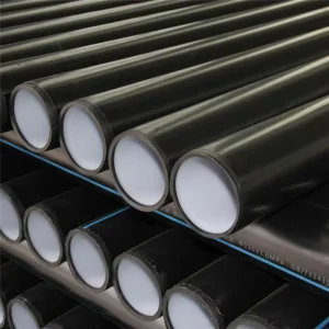 High Pressure PN10 PN16 HDPE Water Supply Pipe SDR11 Black Poly Plastic Tube for Municipal and Construction Project