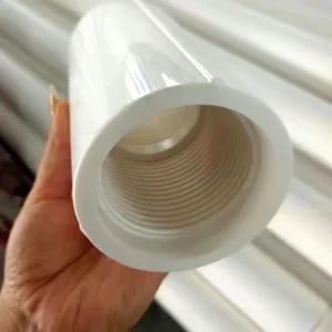 High Pressure PVC Column Pipe for Bore Wells White Customizable Length ISO ASTM Standard Premium Quality