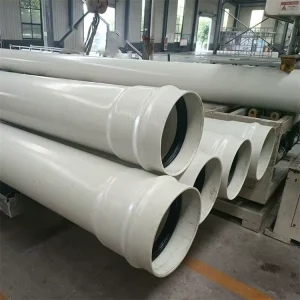 High Pressure PVC Moulded Pipe Durable Flexible UPVC Smooth Surface for Water Irrigation Drainage Glue Connection Plastic Tubes