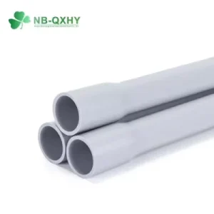 High Pressure PVC Tubo UPVC CPVC PN16 Grey Electrical Conduit Pipe Rigid Plastic PVC Tubo UPVC CPVC PN16 Din Pipe