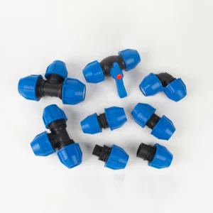 High Pressure Polypropylene 1/2″ 3/4″ 1″ to 20-32mm PE Pipe Locked Tee Sprinkler Irrigation Welding Connection Fitting