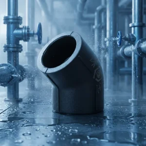 High Pressure SDR11 Socket 45 Elbows PE Water Supply Pipes ISO Standard Customized Municipal Water Supply