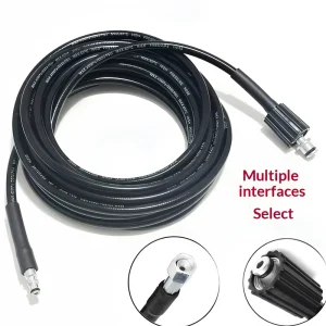 High Pressure Silicone Hose 100m with Quick Connect 2600Psi Explosion Proof Cleaning for Car Wash 11mm Durable High Quality