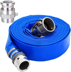 High Pressure Smooth Flexible PVC Layflat Drain Hose for Farm Irrigation 1 16 Inch 2 6 Bar